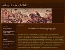 Tablet Screenshot of alchimialascienzadeifolli.net